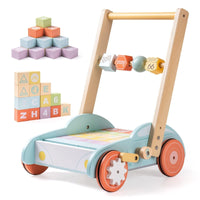 ROBUD Wooden Baby Walker, Push Toy for Toddlers 3+.