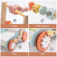 ROBUD Wooden Baby Walker, Push Toy for Toddlers 3+.