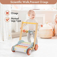 ROBUD Wooden Baby Walker, Push Toy for Toddlers 3+.