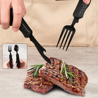 Outdoor Folding Knife and Fork Set.