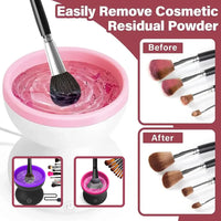 Electric makeup brush cleaner.