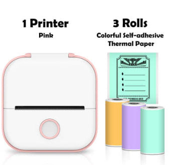 Portable Mini Thermal Label Printer: Bluetooth Connectivity