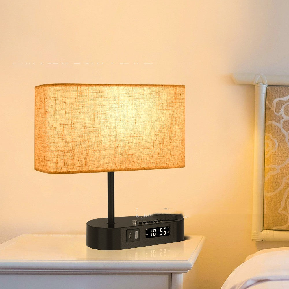 Bluetooth Alarm Clock with Table Lamp