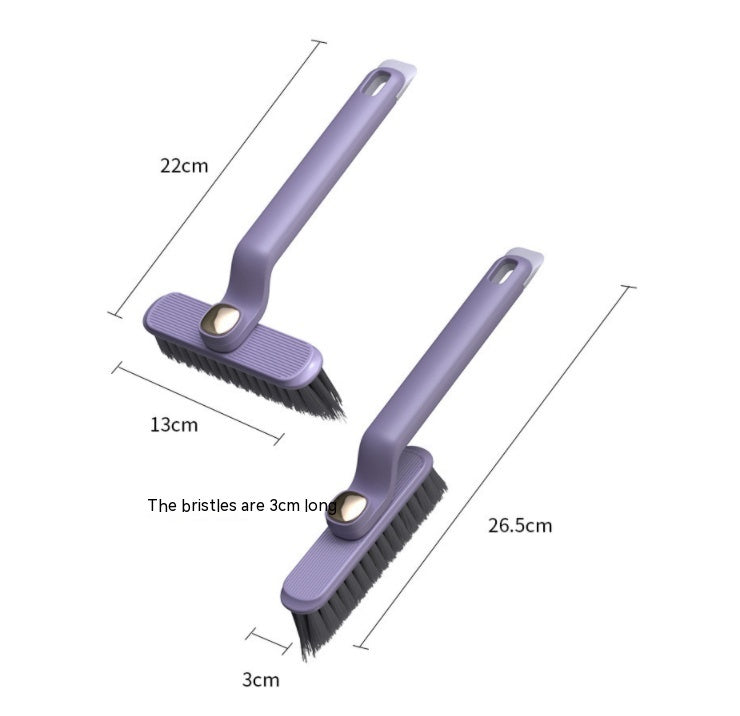 Rotating crevice cleaning brush.