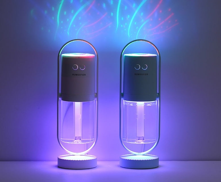USB Air Humidifier With Projection Night Lights