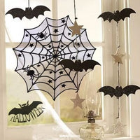 Halloween lace fireplace cloth