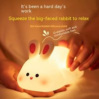 Rabbit Silicone Night Light Lamp