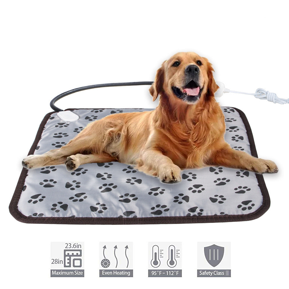 Electric Pet Heating Pad with Chew-Resistant Cord