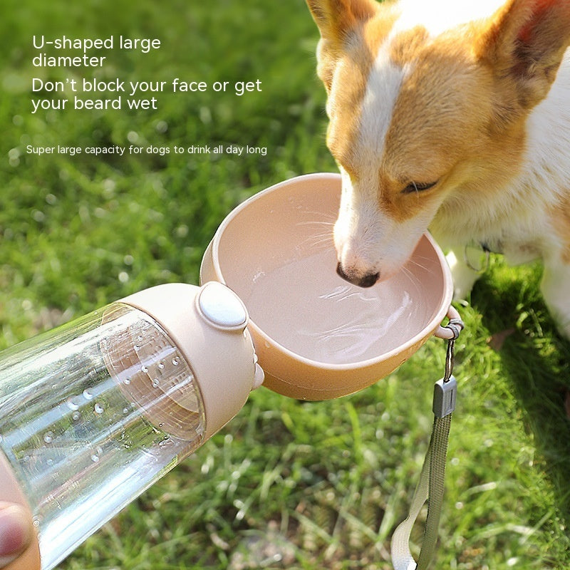 Portable dog water and food container.