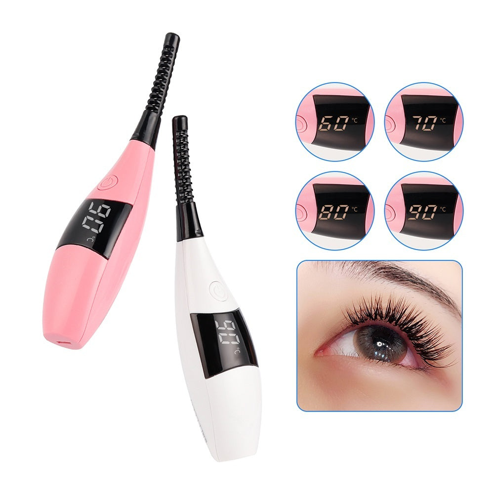 Rechargeable Fast-Heating Eyelash Curler Kit for Long-Lasting Curls