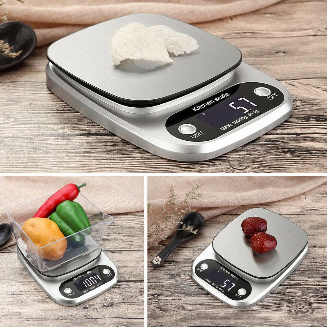 Digital Kitchen Scale, 22lbs Capacity.