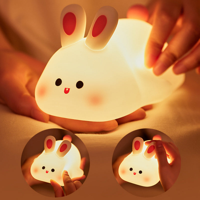 Rabbit Silicone Night Light Lamp