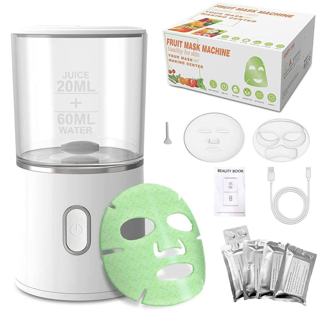 DIY Automatic Facial Mask Maker — Fruit & Vegetable Skin Care