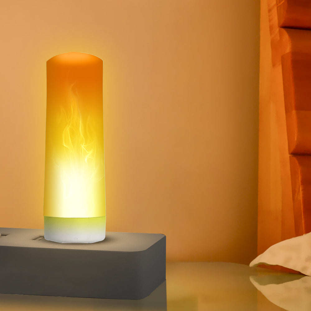 USB LED Flame Atmosphere Light with Candle Effect