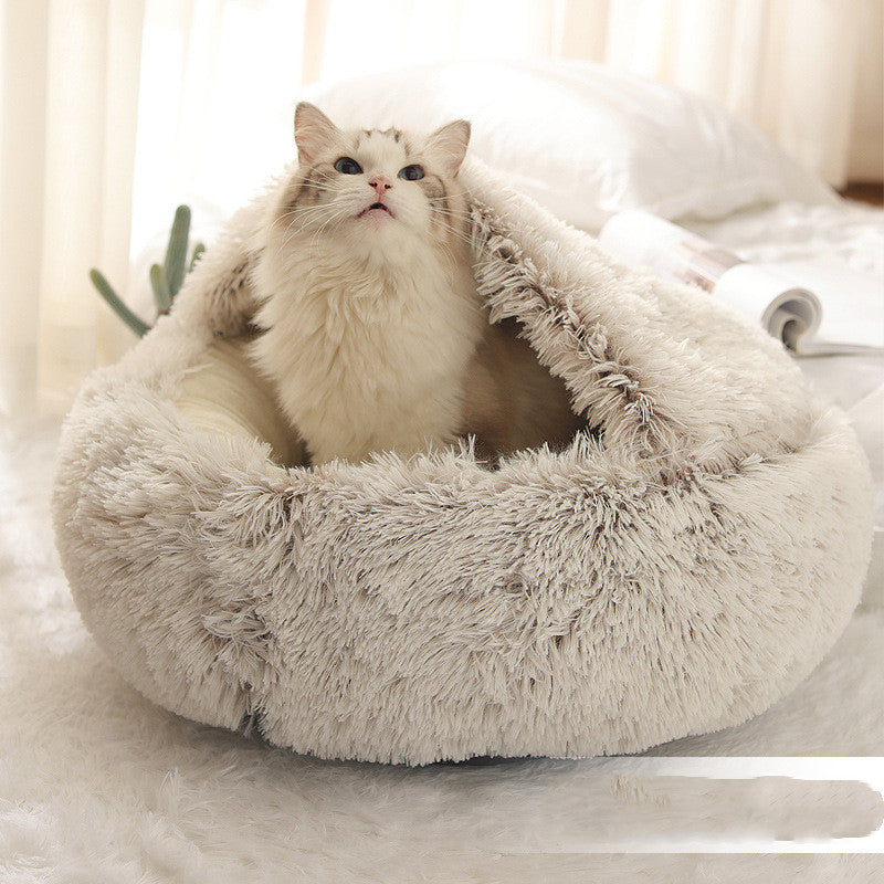 2-in-1 Pet Winter Bed