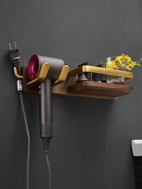 Punch-Free Hair Dryer Rack for Bathroom.