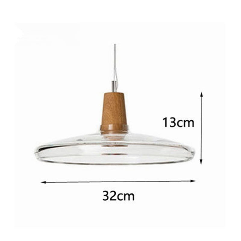 Modern LED Glass Pendant Light Fixture