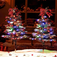 Solar-Powered Waterproof Christmas Tree Pathway Lights