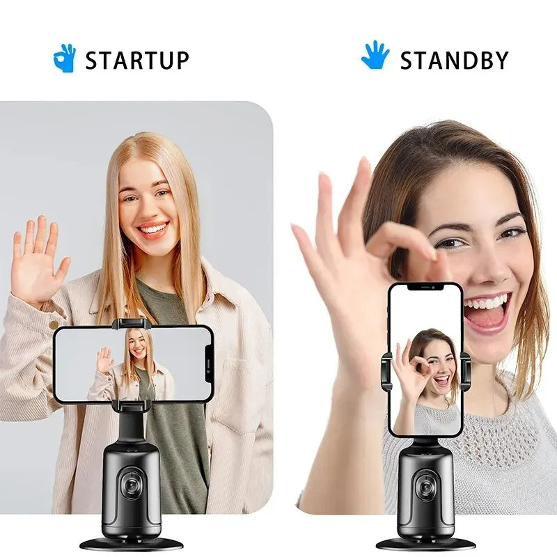 Auto Face Tracking Phone Holder for Videos and Vlogs