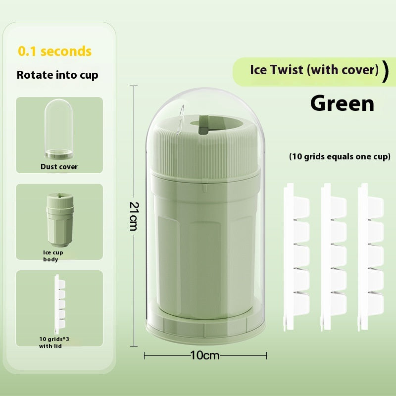 Rotating Ice Cube Tray with Cover