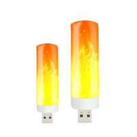 USB LED Flame Atmosphere Light with Candle Effect