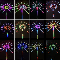 Music-Sync LED Firework Lights with Color Changing and Remote Control