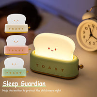 USB Charging LED Bread Night Light with Dimming and Timer