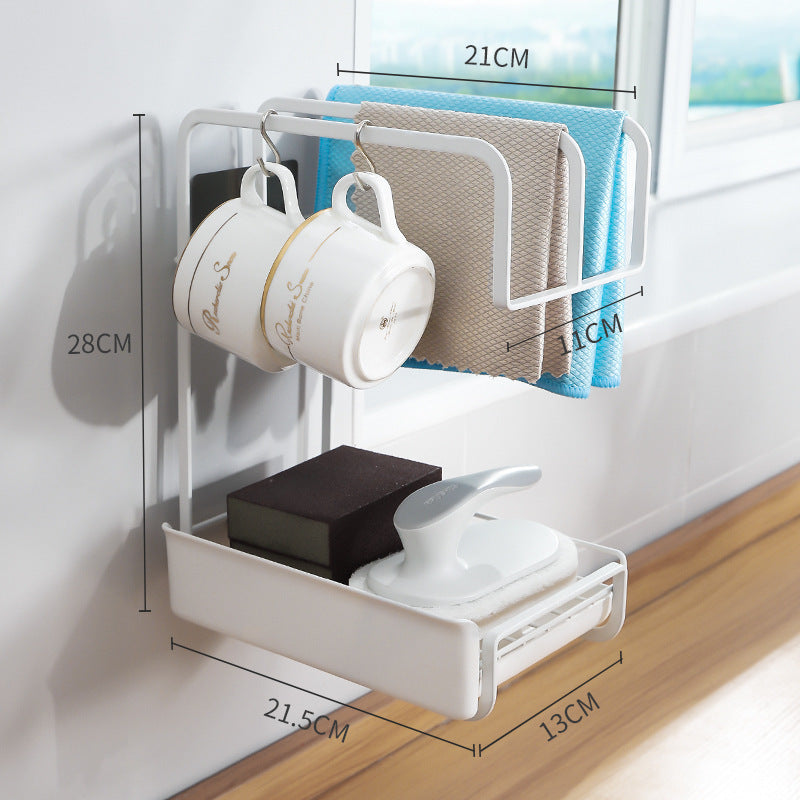 Wall-Mounted Kitchen Organizer