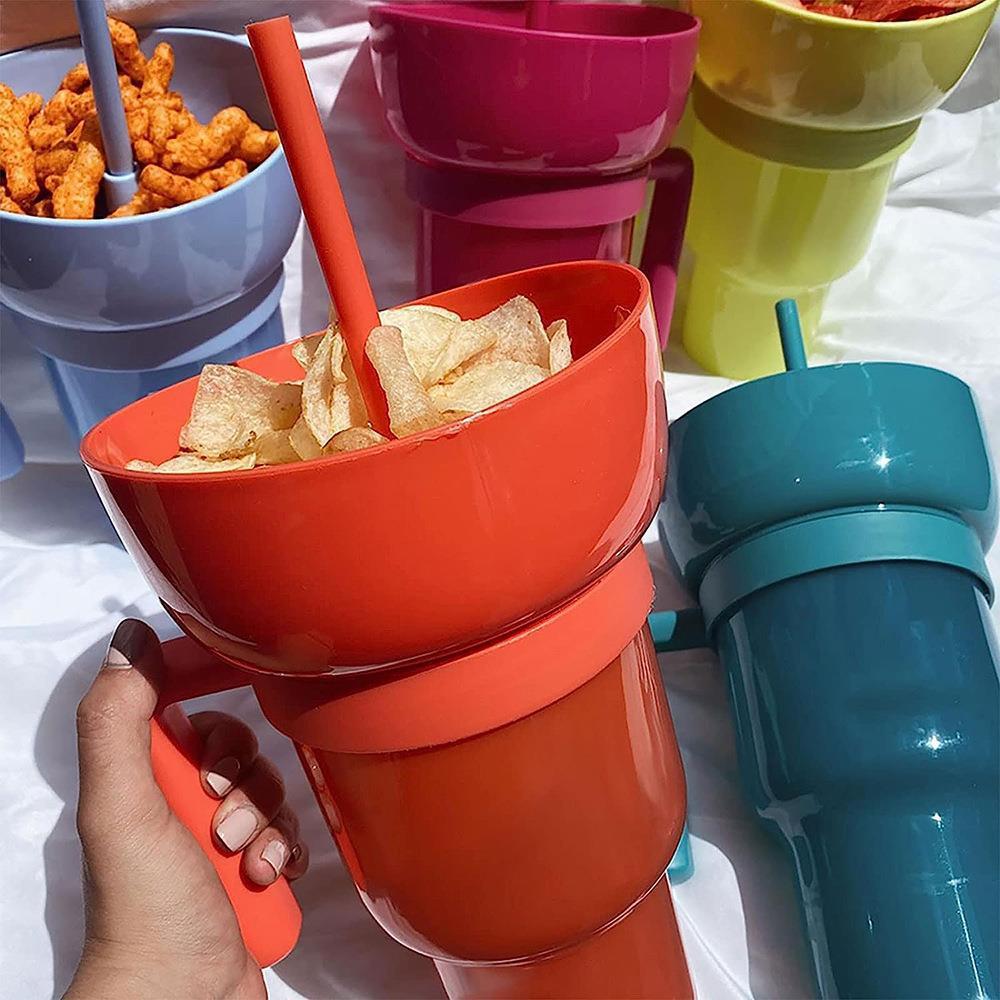 Snack Straw Cup with Handle