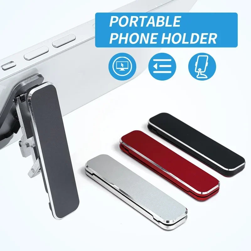 Folding portable phone holder.