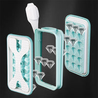 2-in-1 silicone ice ball mold and water bottle