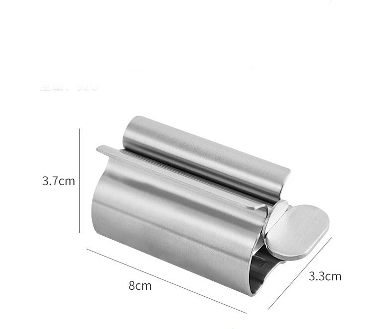 Stainless Steel Toothpaste Dispenser Set