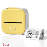 Portable Mini Thermal Label Printer: Bluetooth Connectivity