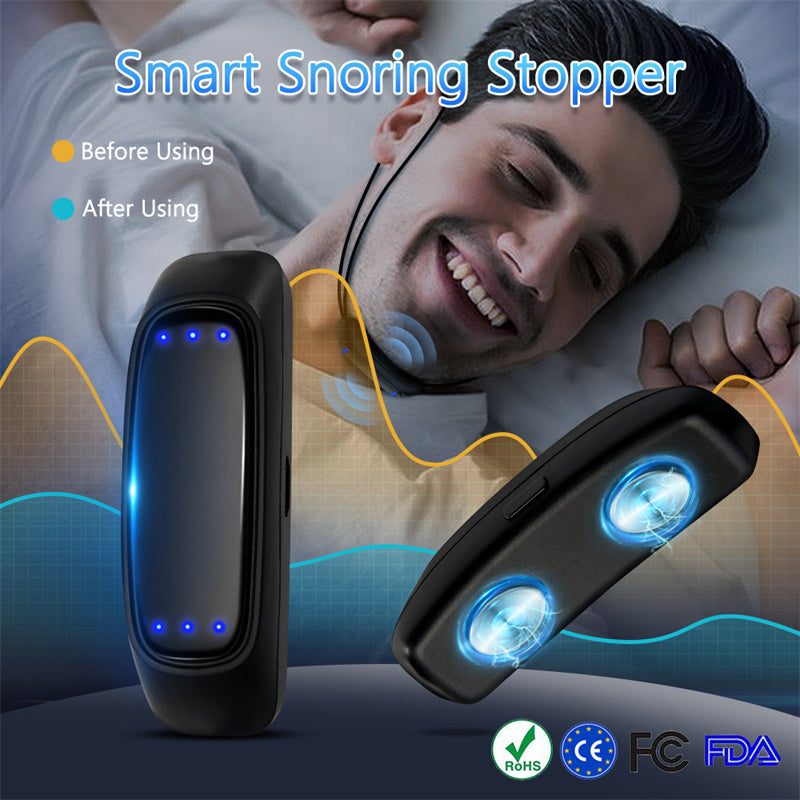 Smart EMS Anti-Snoring Device with Muscle Stimulation