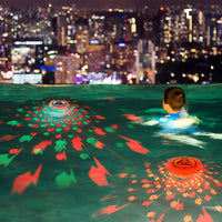 LED Floating Fish Projection Bathtub and Pool Light Toy