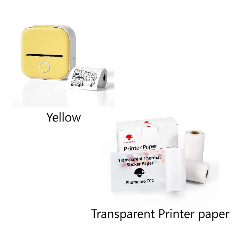 Portable Mini Thermal Label Printer: Bluetooth Connectivity