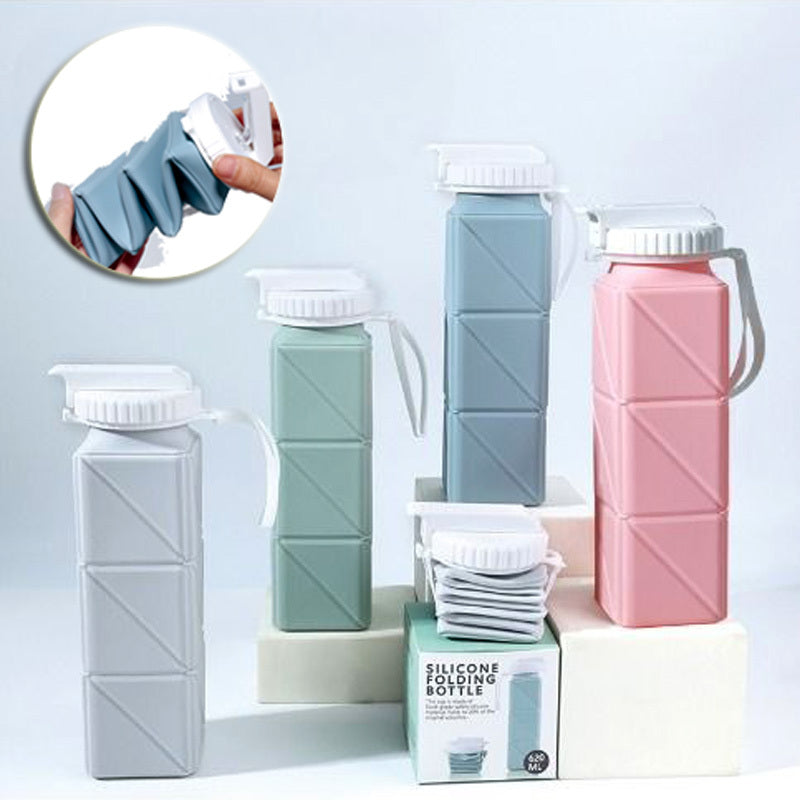 Portable Silicone Folding Water Bottle