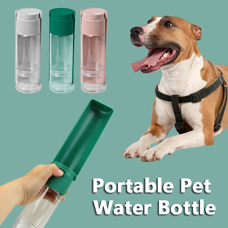 Portable Pet Water Bottle and Bowl Dispenser