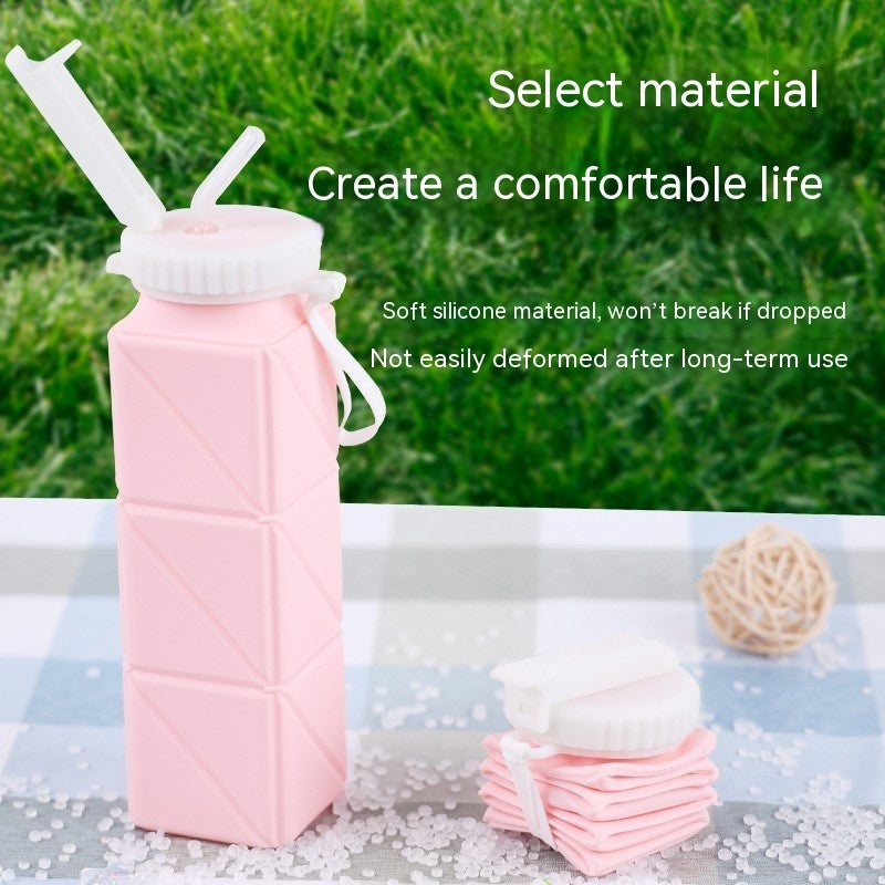 Portable Silicone Folding Water Bottle