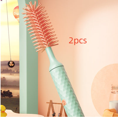 Electric 360° Silicone Bottle Brush Set