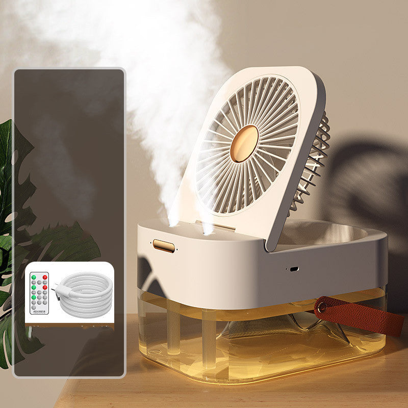 Portable Spray Fan With Night Light