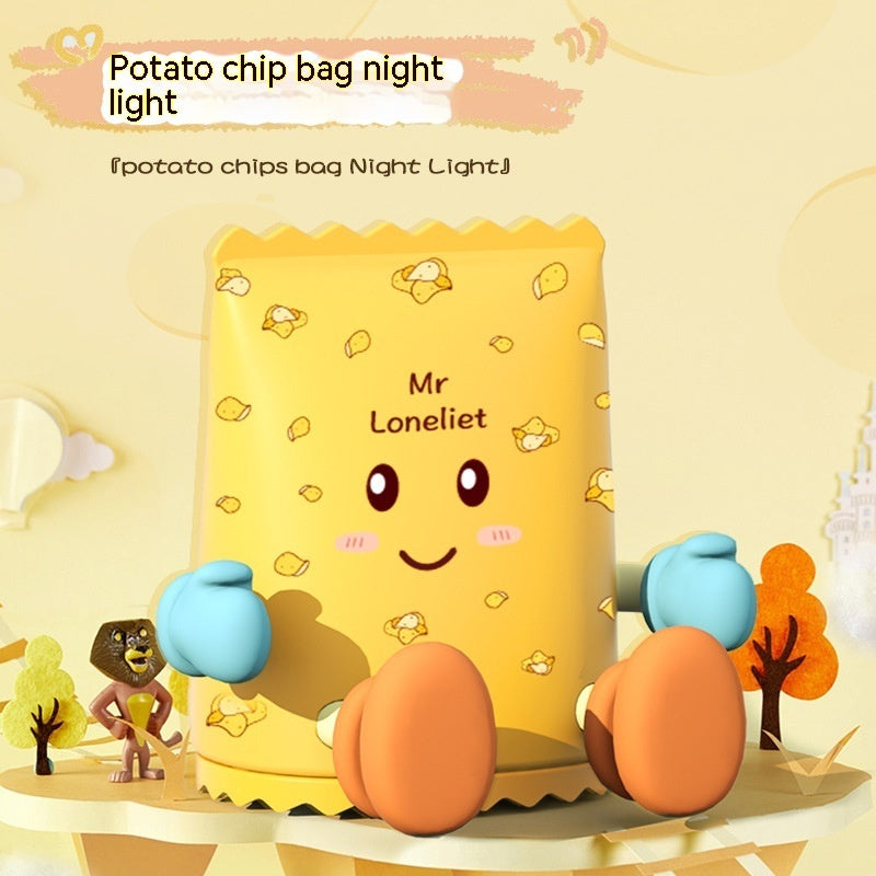 Potato Chips Night Lamp Bedroom Sensor