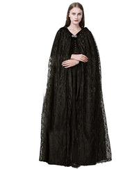 Halloween lace net Cape