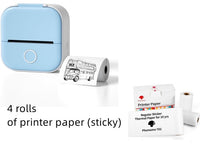 Portable Mini Thermal Label Printer: Bluetooth Connectivity