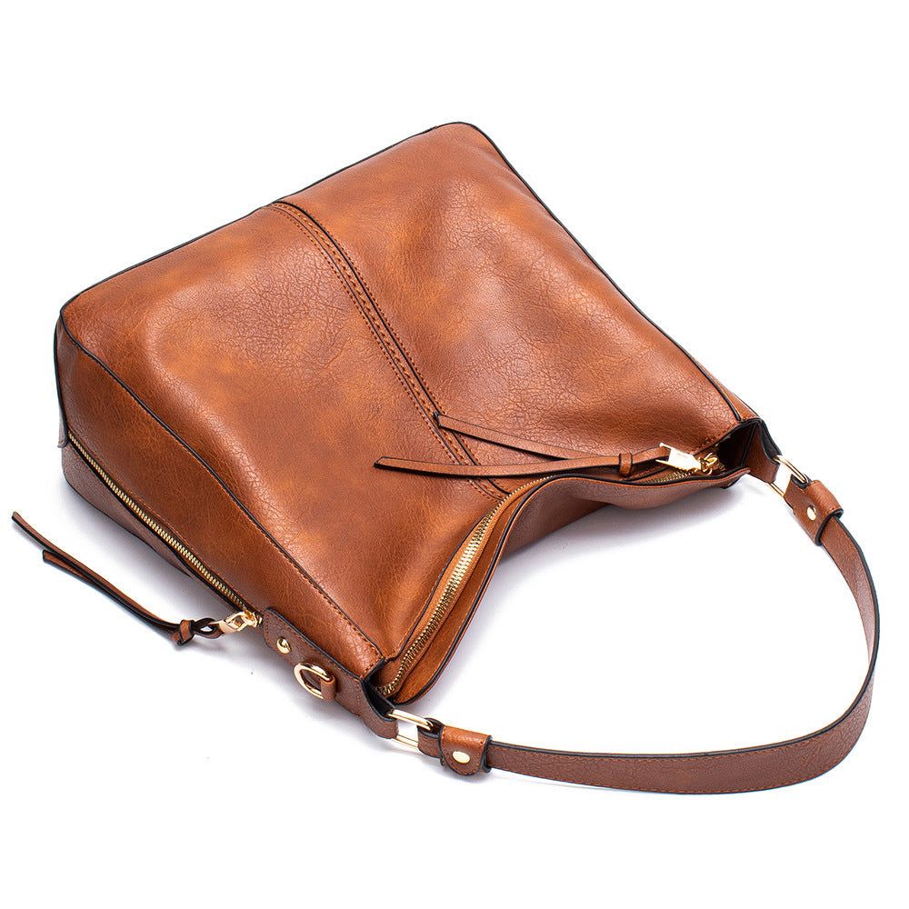 Women's High-Capacity Hobo Shoulder Bag