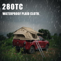 Rooftop Tent, Waterproof 280TC Lattice Cloth, Mobile Camping Essential.