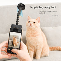 Pet selfie camera holder.