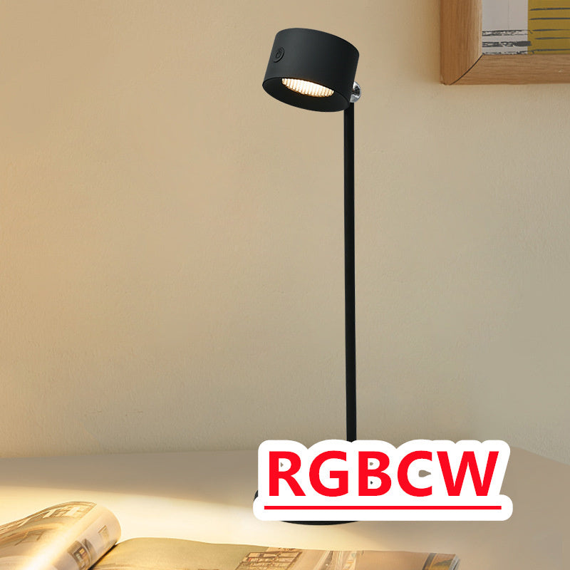 Touchable LED table lamp with magnetic base.