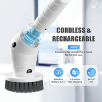 8-in-1 electric cleaning brush