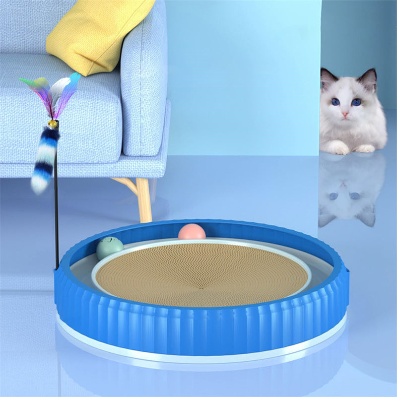 Round Cat Scratching Board